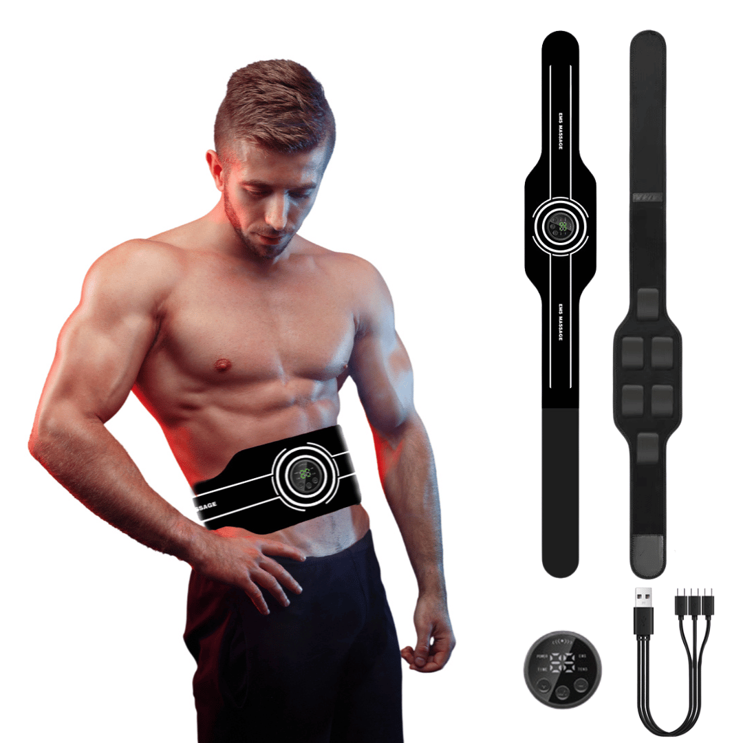 Abs Stimulator Belt – EMS Muscle Toner for Men & Women