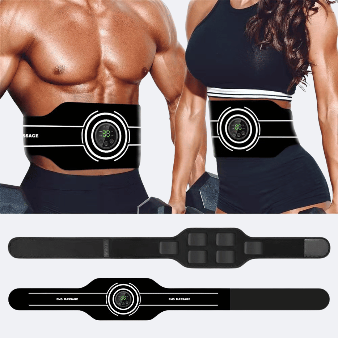 Abs Stimulator Belt – EMS Muscle Toner for Men & Women