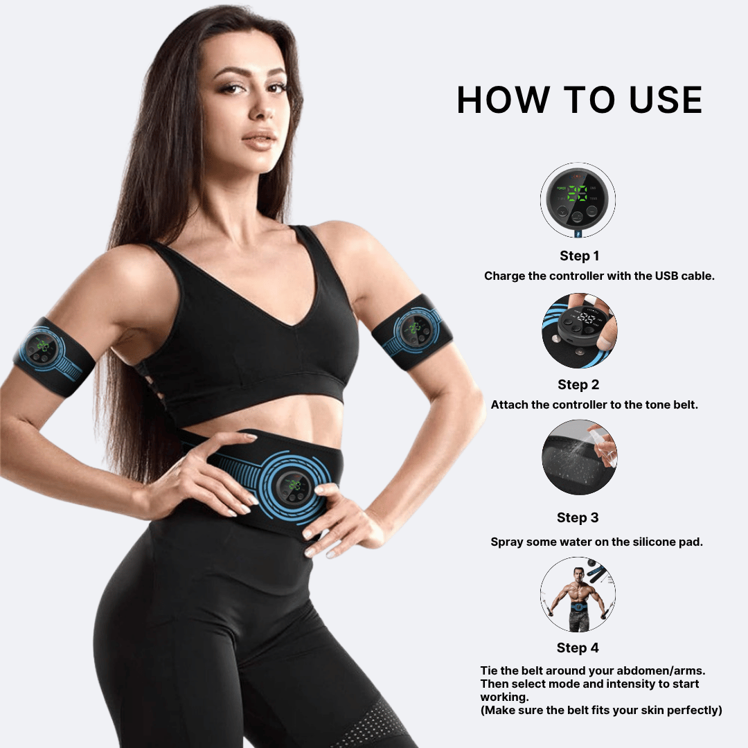 5-Pack Muscle Stimulator 2025 - Arms, Legs & Abs Stimulator