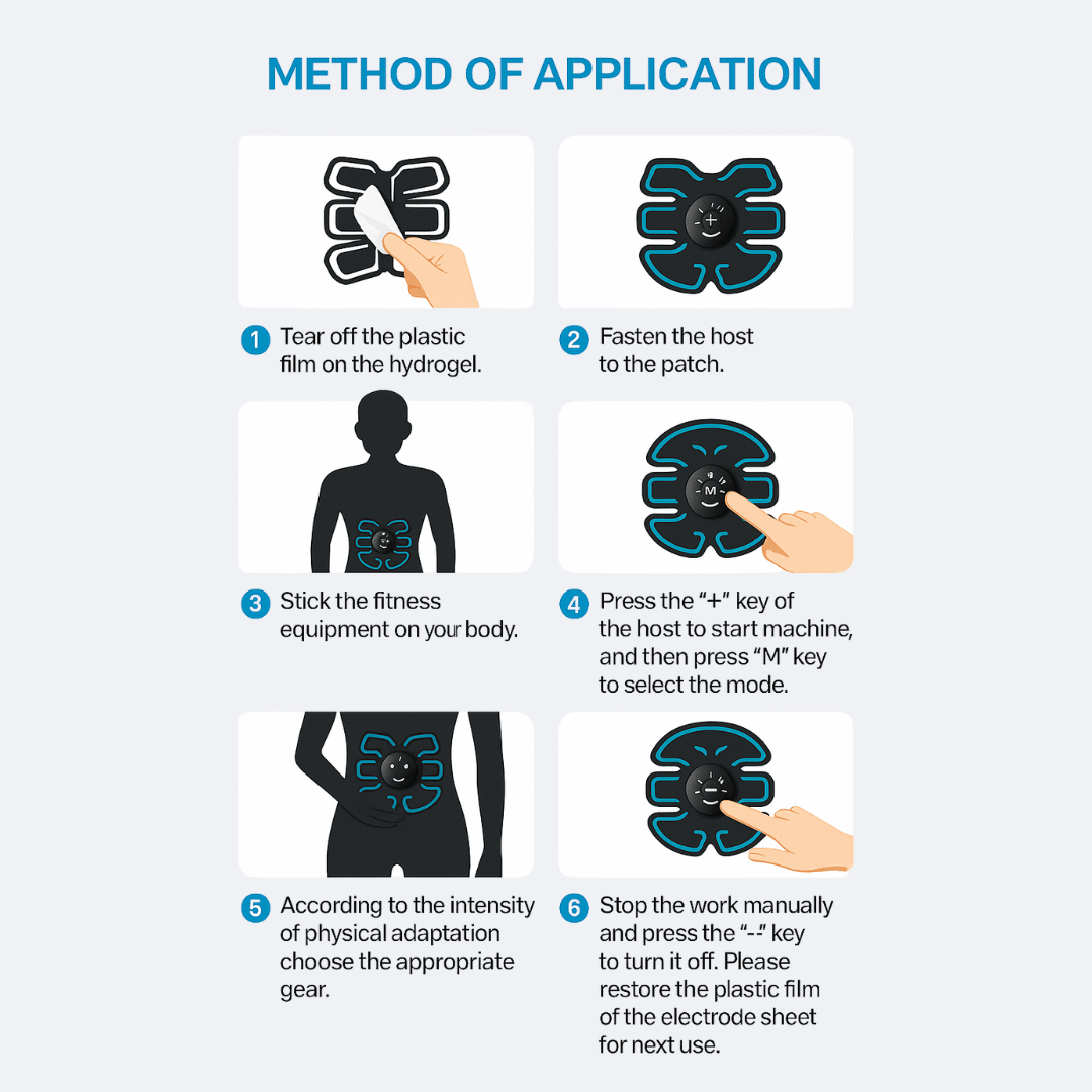 2025 New Abs Stimulator - Abs + Arms + Gel Pads