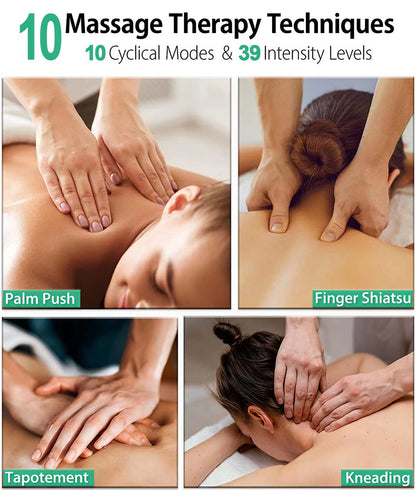 Smart EMS Pulse Massager – Remote Control, Touchscreen, Multi-Mode for Neck & Shoulder
