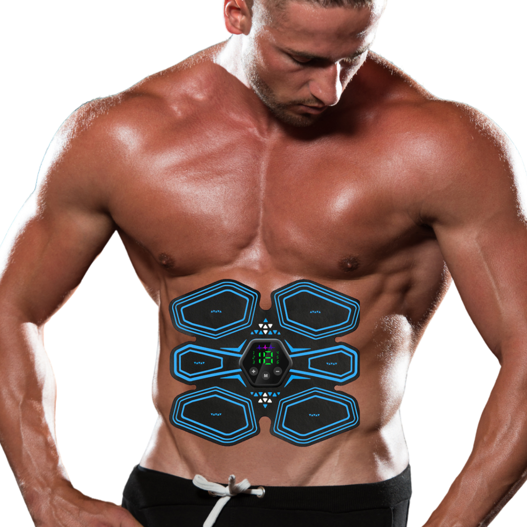 Professional Abs & Arms EMS Muscle Machine with Gel Pads