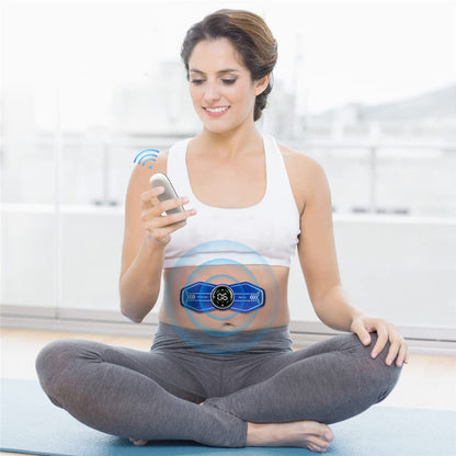 Smart EMS Pulse Massager – Remote Control, Touchscreen, Multi-Mode for Neck & Shoulder