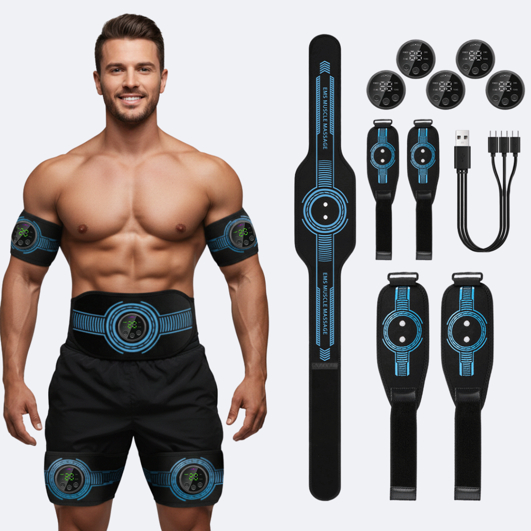 FlexPro 360 Unisex EMS Muscle Training System | 5-Pack for Abs, Arms & Legs