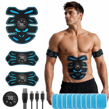 Professional Abs & Arms EMS Muscle Machine with Gel Pads