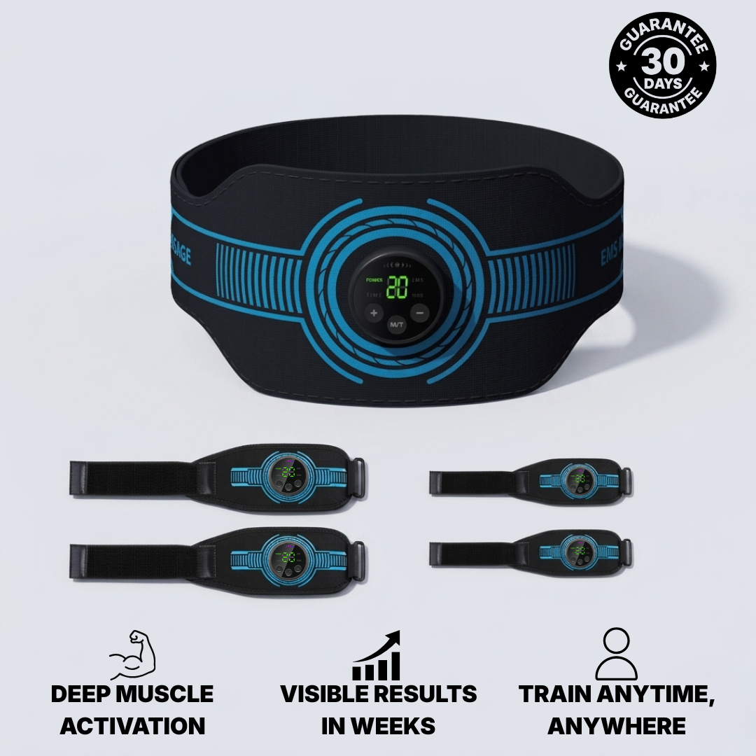 FlexPro 360 EMS Muscle Stimulator | 5-Pack for Abs, Arms & Legs
