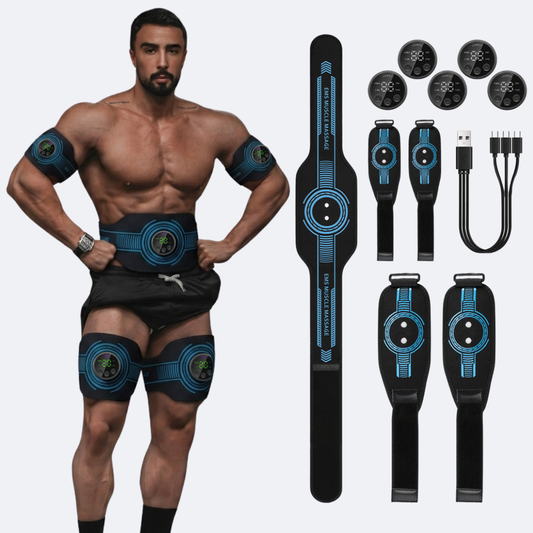 FlexPro 360 Unisex EMS Muscle Training System | 5-Pack for Abs, Arms & Legs
