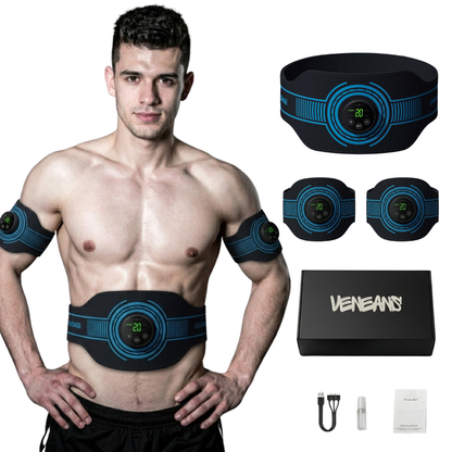 FlexPro 360 EMS Muscle Stimulator | 5-Pack for Abs, Arms & Legs