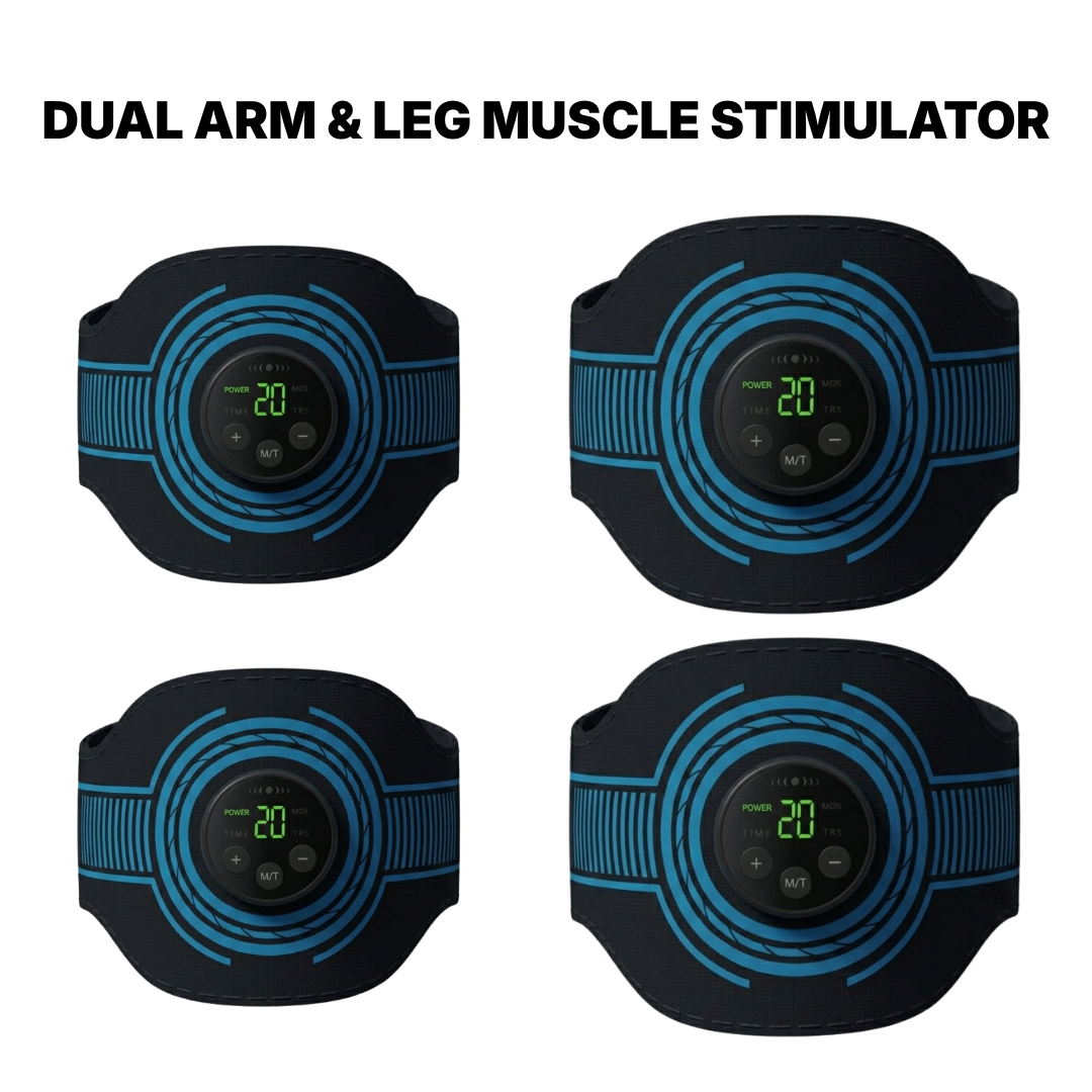 FlexPro 360 EMS Muscle Stimulator | 5-Pack for Abs, Arms & Legs