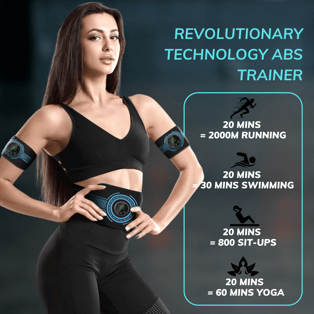 5-Pack Muscle Stimulator 2024 - Arms, Legs &amp; Abs Stimulator