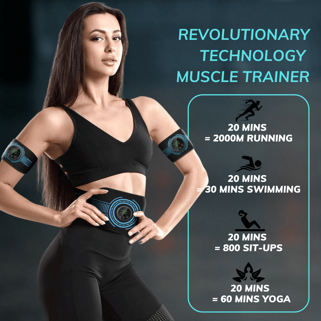 5-Pack Muscle Stimulator 2025 - Arms, Legs & Abs Stimulator
