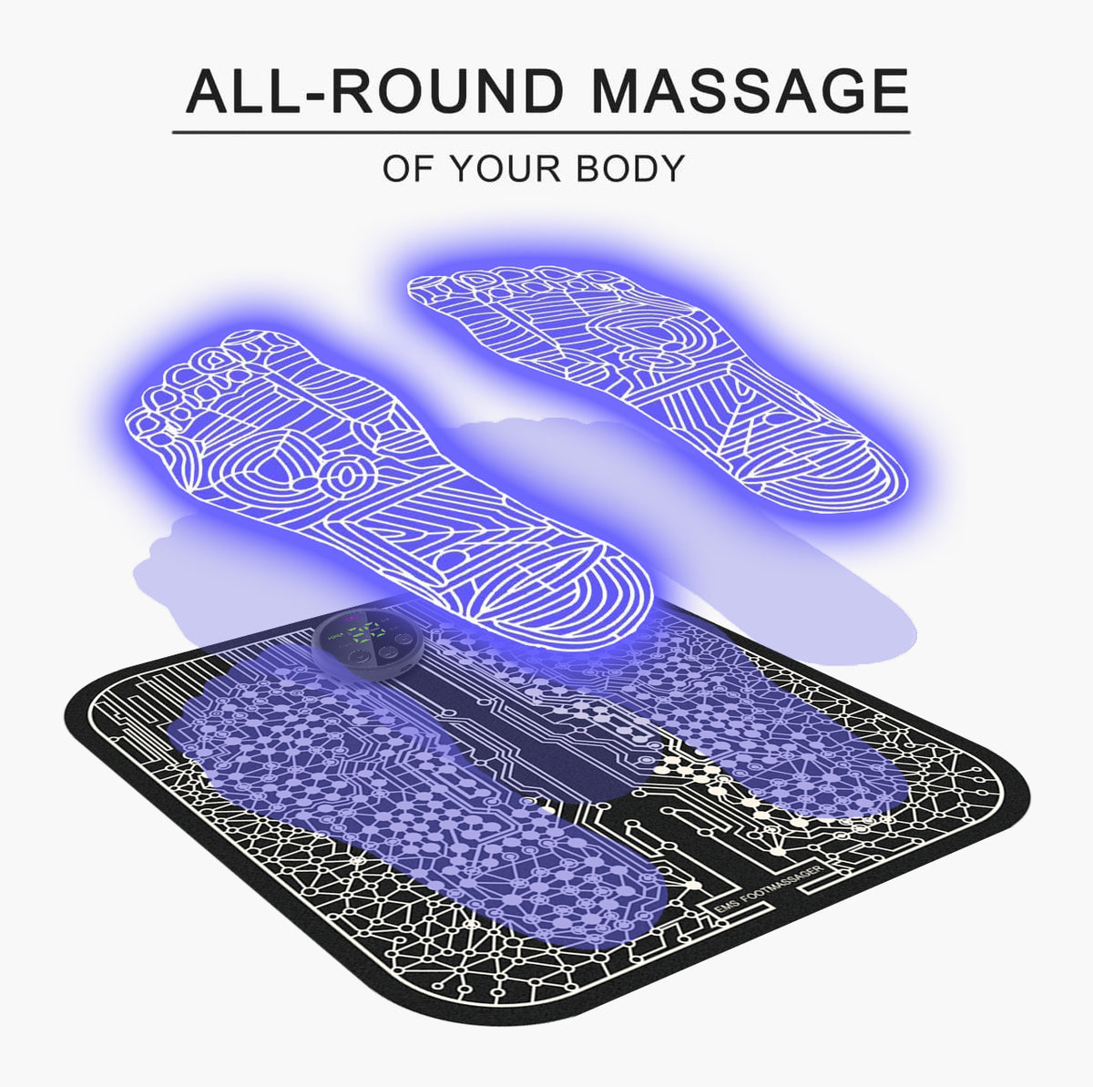 Remote-Controlled EMS Foot Massage Pad